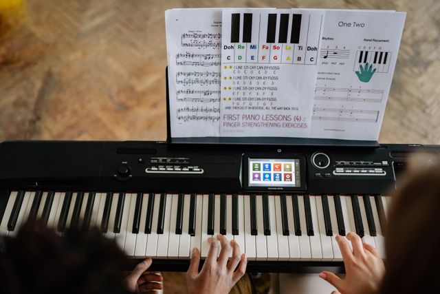 One-to-one guidance during a lesson